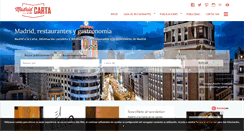 Desktop Screenshot of madridalacarta.com